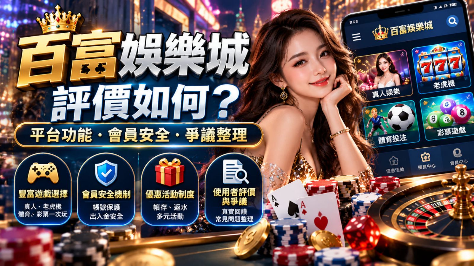 百富娛樂城有哪些特色？從遊戲種類、操作介面到會員功能，快速掌握平台服務重點。
